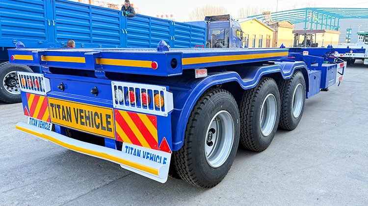 3 Axle 40 Ft Container Chassis Trailer for Sale in Malawi