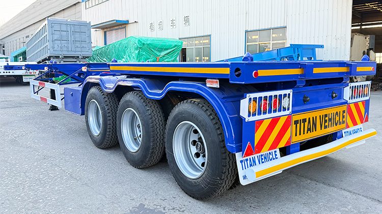 3 Axle 40 Ft Container Chassis Trailer for Sale in Malawi