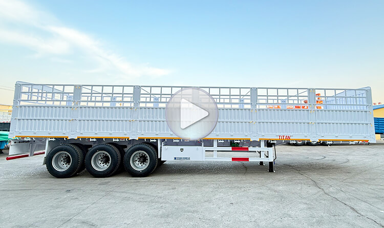 3 Axle Fence Semi Trailer for Sale in Malawi