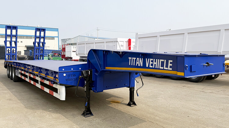 3 Axle 60 Ton Lowbed Semi Trailer for Sale in Malawi