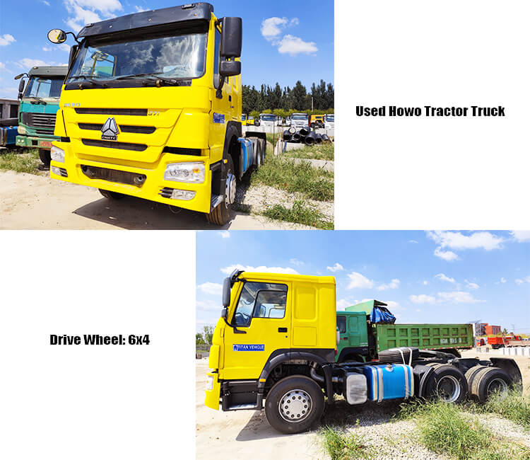 Second Hand Sinotruk Howo Tractor Truck for Sale in Malawi