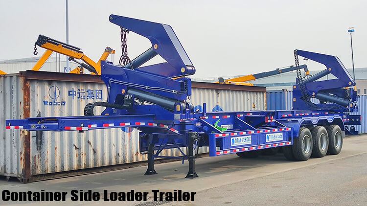 3 Axle 45 ton Container Sideloader Trailer for Sale in Malawi