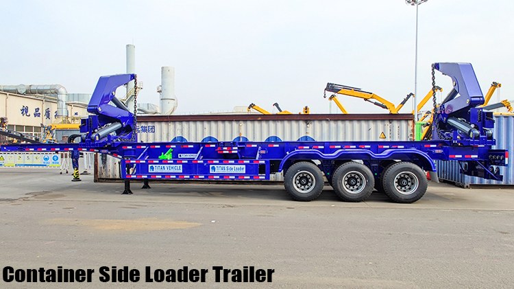 3 Axle 45 ton Container Sideloader Trailer for Sale in Malawi