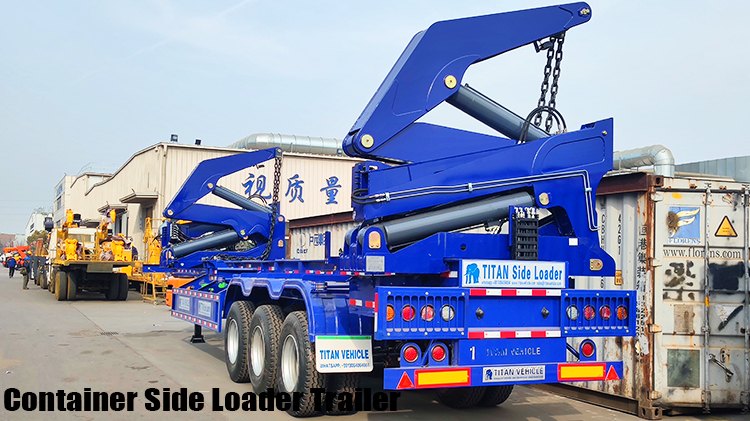 3 Axle 45 ton Container Sideloader Trailer for Sale in Malawi