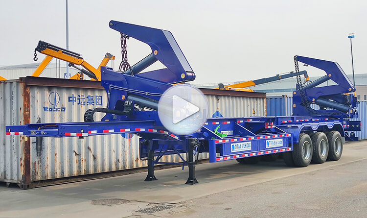 3 Axle 45 ton Container Sideloader Trailer for Sale in Malawi