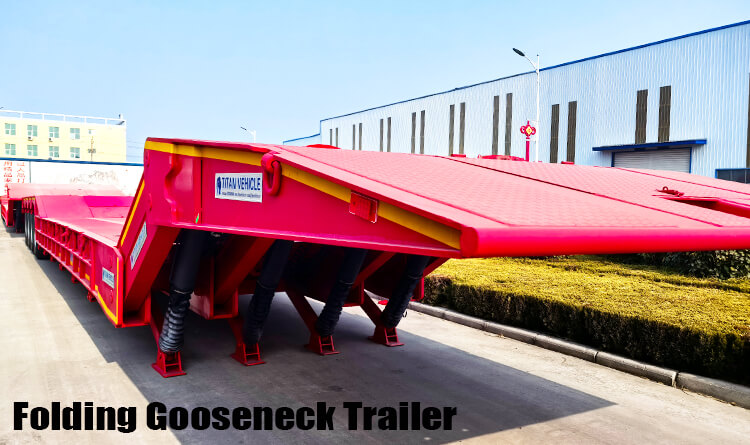 4 Axle Folding Gooseneck Trailer for Sale Price in Malawi