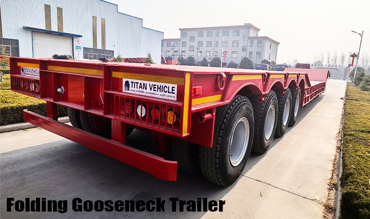 4 Axle Folding Gooseneck Trailer for Sale Price in Malawi