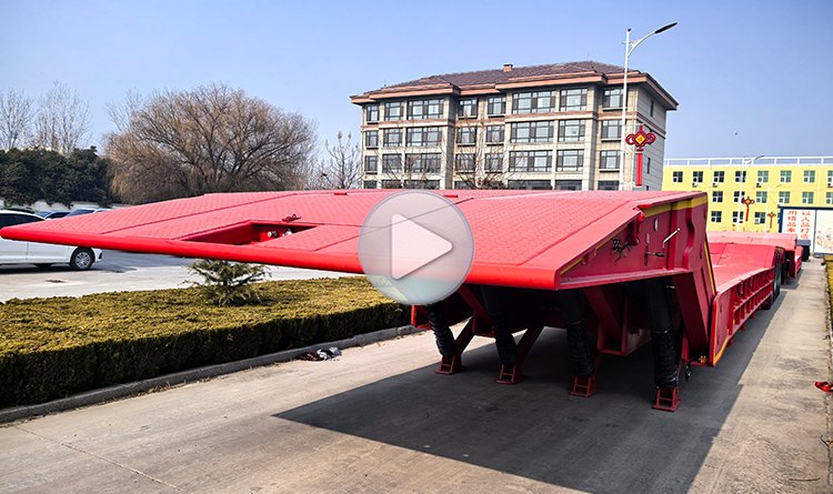 4 Axle Folding Gooseneck Trailer for Sale Price in Malawi