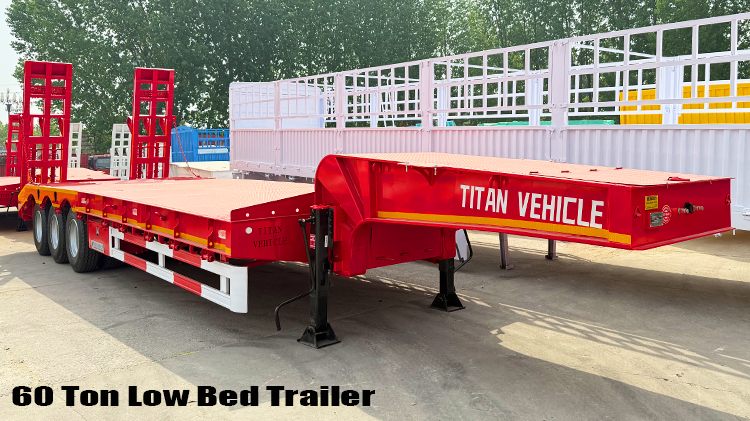 3 Axle Low Bed Trailer Truck for Sale Price in Malawi