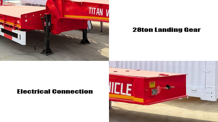 3 Axle Low Bed Trailer Truck for Sale Price in Malawi
