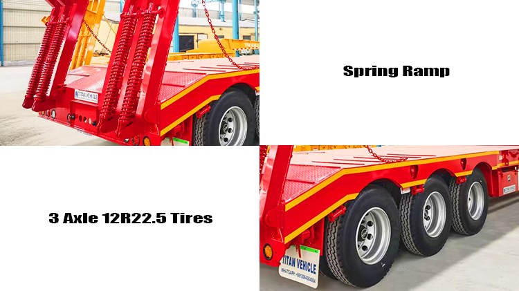 3 Axle Low Bed Trailer Truck for Sale Price in Malawi