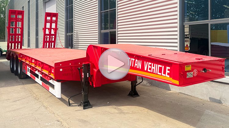 3 Axle Low Bed Trailer Truck for Sale Price in Malawi