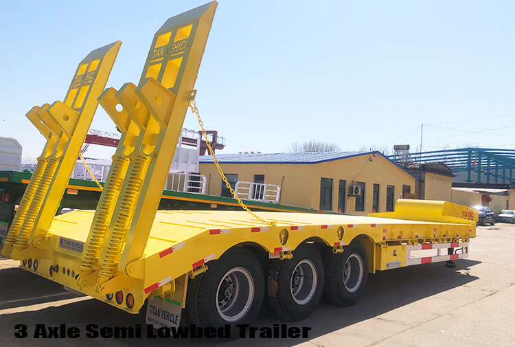 3 Axle Lowbed Trailer Truck for Sale Price in Malawi