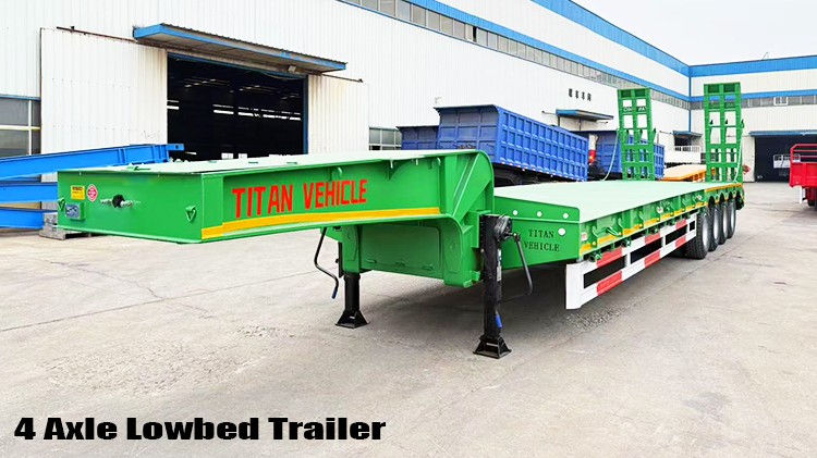 4 Axle Low Loader | Low Bed Semi Trailer for Sale in Malawi