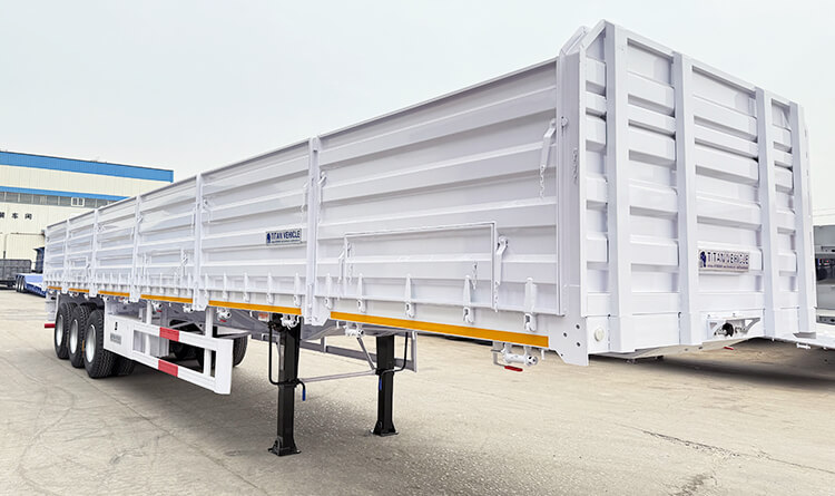 60 Ton Tri Axle Dropside Trailer for Sale | Drop Side Semi Trailer in Malawi
