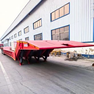 4 Axle Folding Gooseneck Trailer